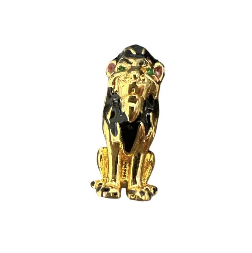 New AUTHENTIC Disney Scar Pandora Charm 14K Gold Plated ALE MET 764330C01